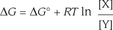 An equation for delta G.