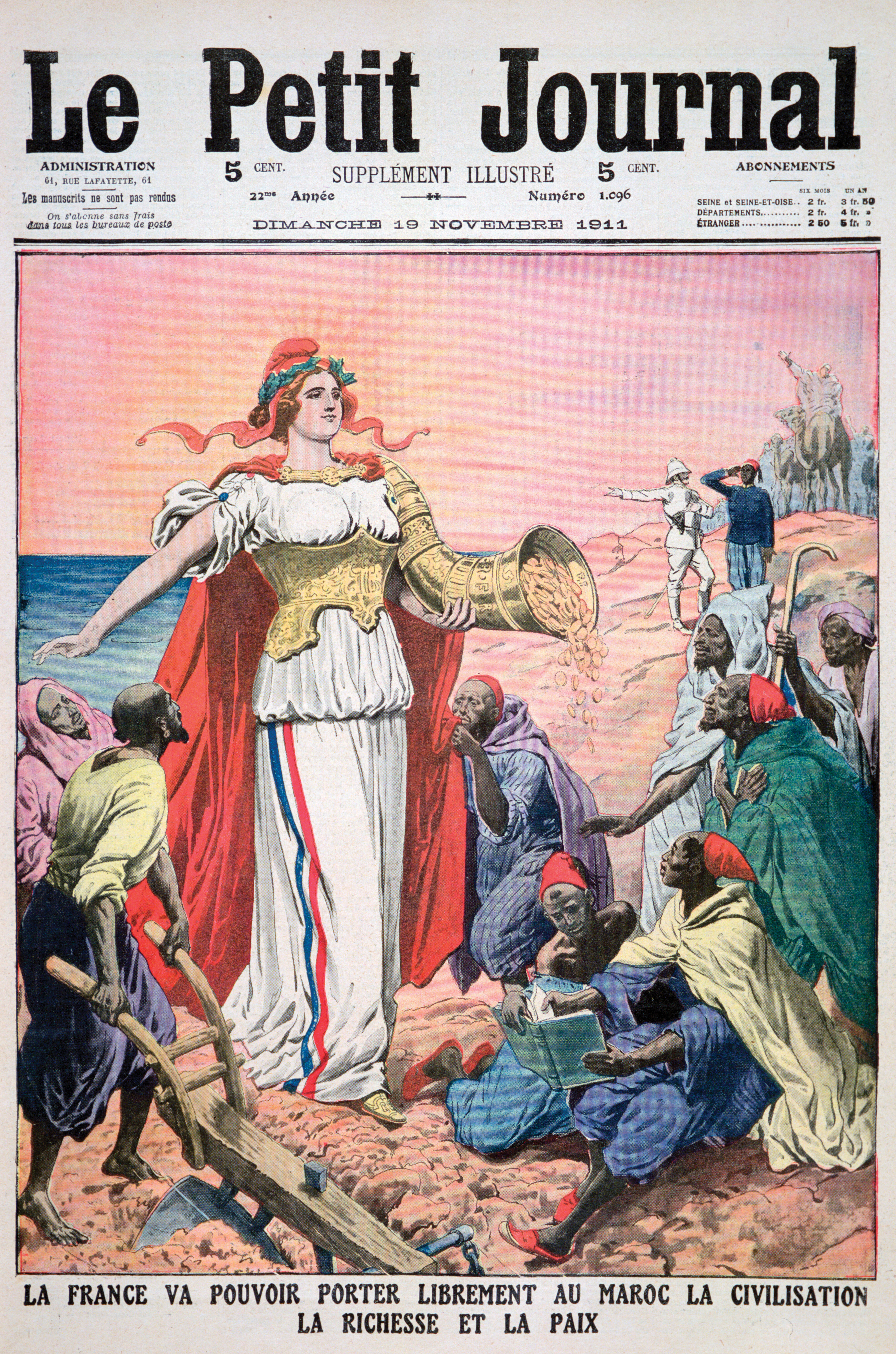 An illustration from Le Petit Journal 19th November 1911
