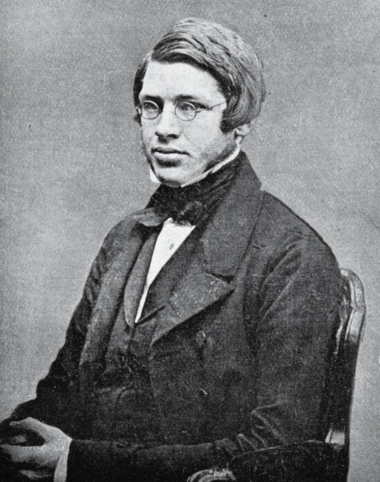 A portrait of Alfred Russel Wallace.