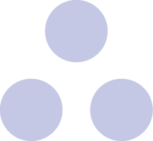 Processes three purple circles