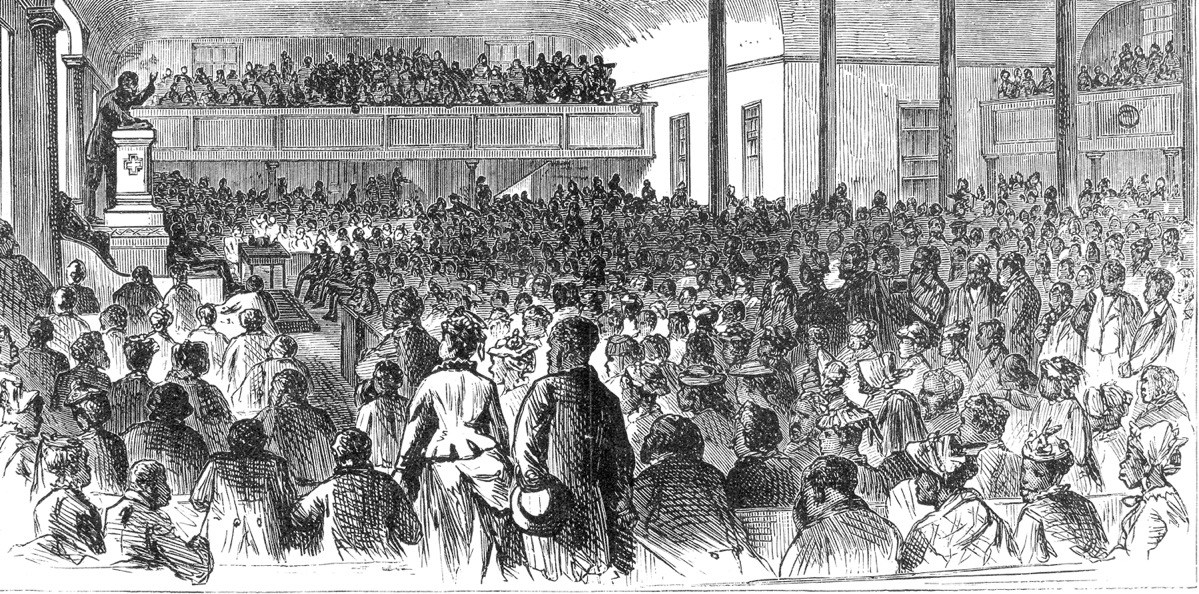 Interior View of the First African Baptist Church in Richmond
