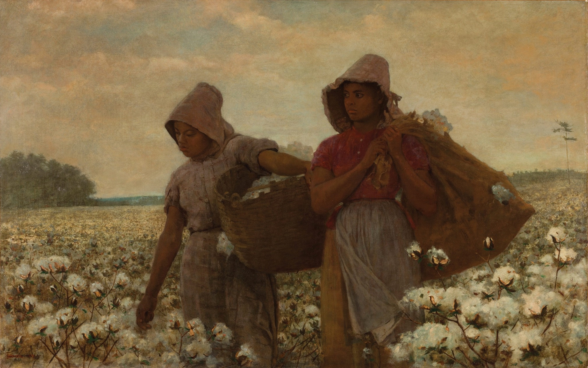 “The Cotton Pickers,” Winslow Homer. Oil on canvas, 1876.