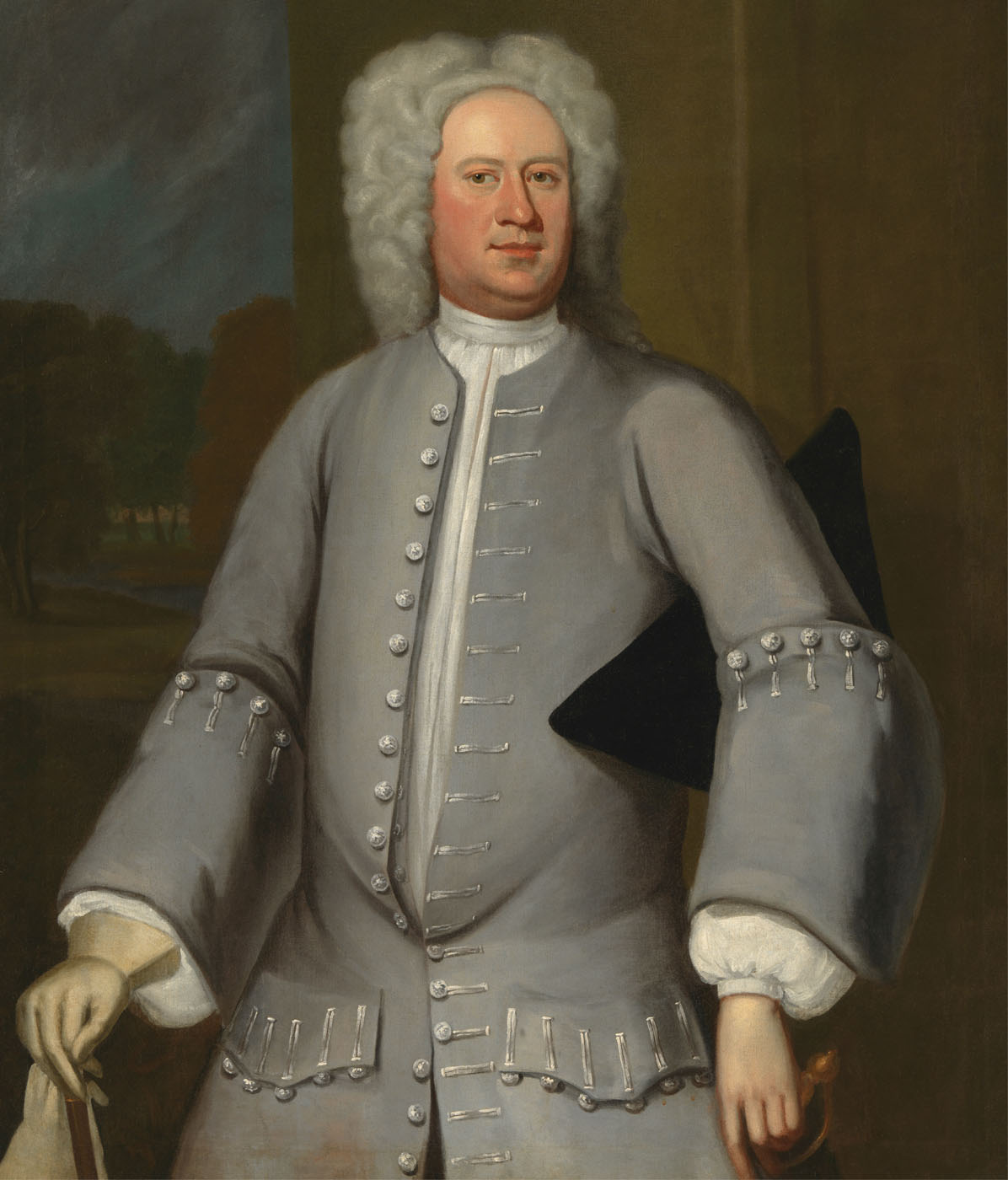 A portrait of Robert “King” Carter of Virginia, painted around 1720.