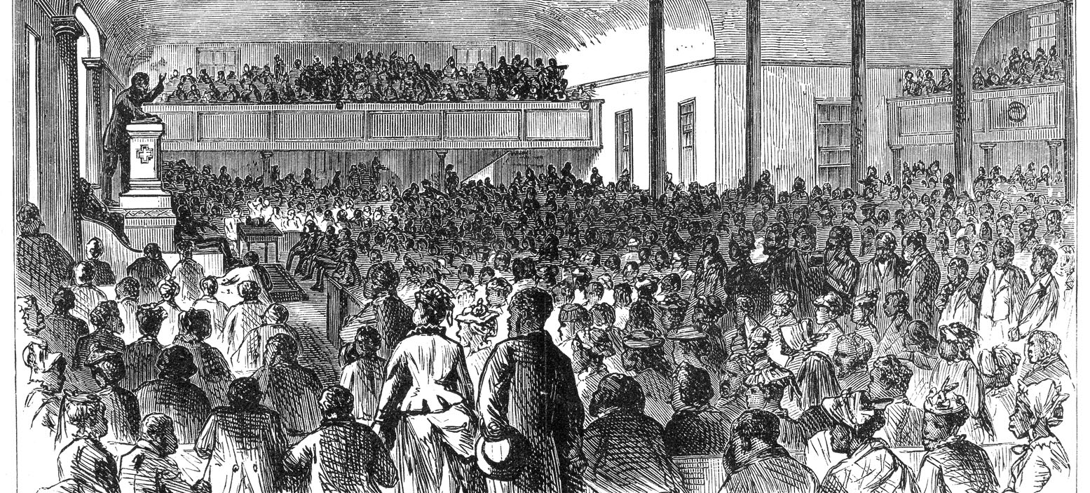 Interior View of the First African Baptist Church in Richmond