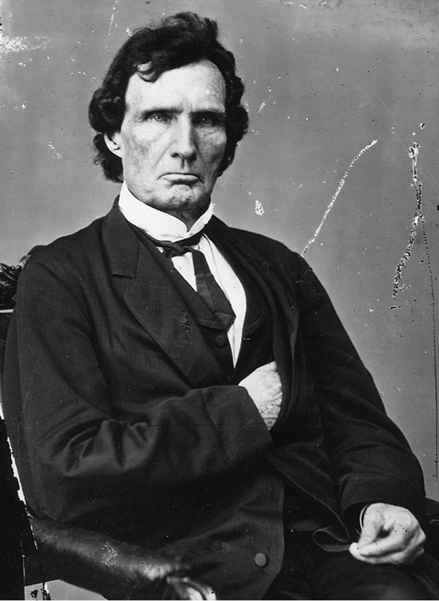 Thaddeus Stevens, leader of the Radical Republicans in the House of Representatives during Reconstruction.