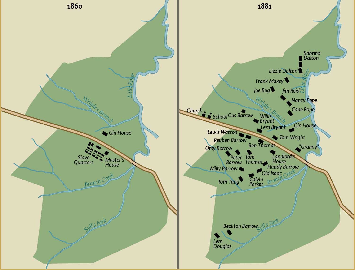 Two maps comparing Union and Confederate strategies and troop movements during the Civil War.