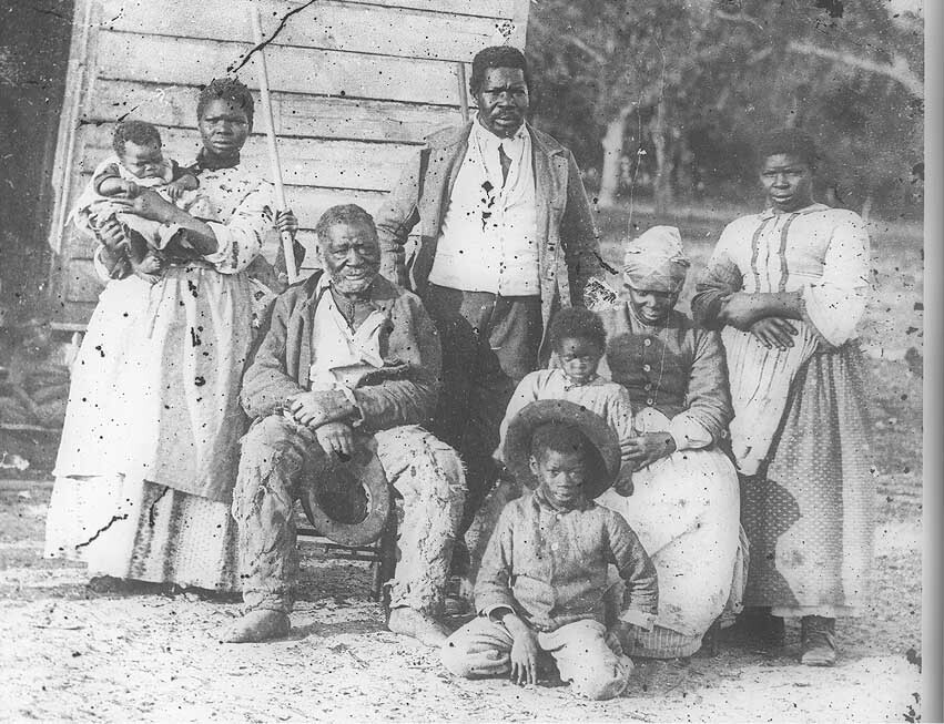 Five generations of an African-American Family, 1862