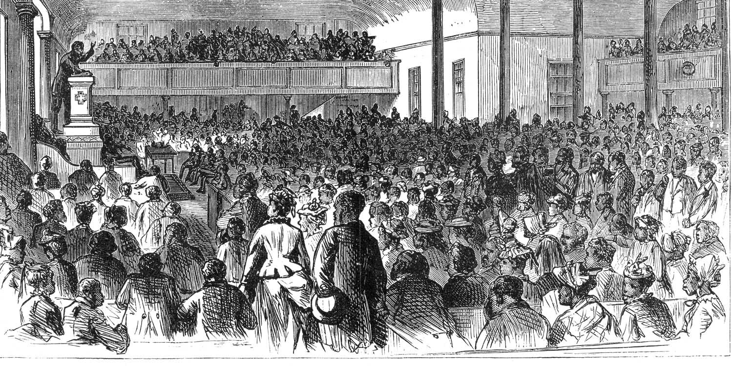 Interior View of the First African Baptist Church in Richmond