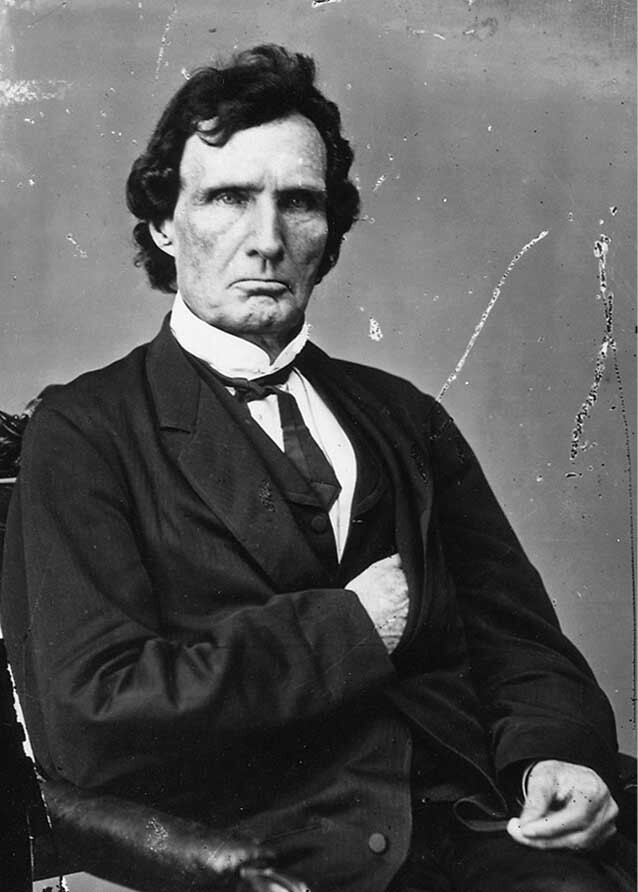 Thaddeus Stevens, leader of the Radical Republicans in the House of Representatives during Reconstruction.