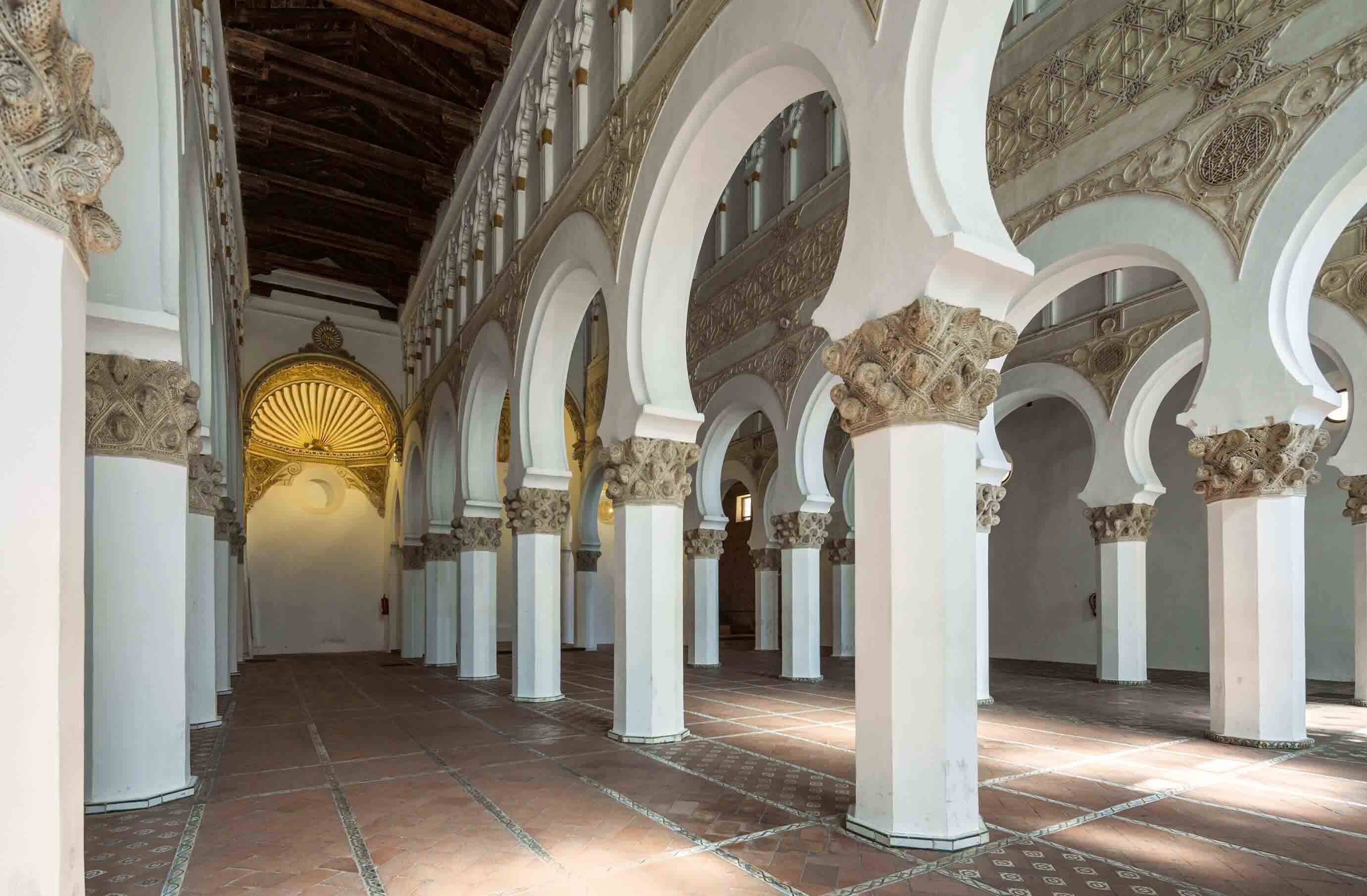 Synagogue interior.
