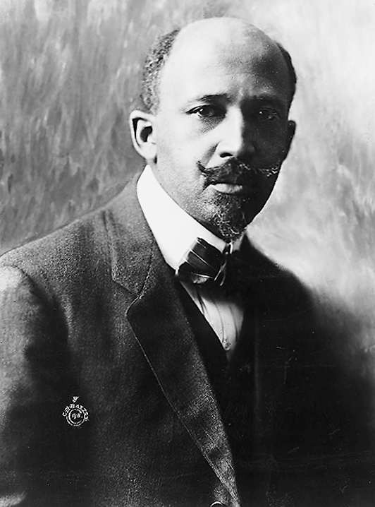 W E B Du Bois, the first African American to earn a doctorate from Harvard University.