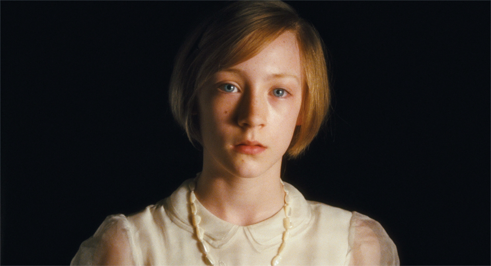 A girl with a forlorn look on her face from Atonement.