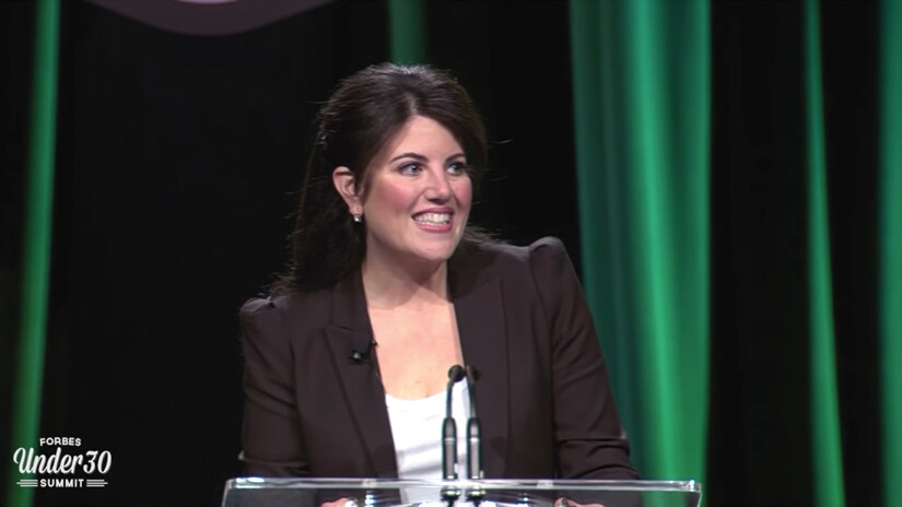 The beginning of Monica Lewinsky’s 2014 speech.