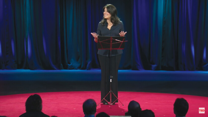 The beginning of Monica Lewinsky’s speech from a TED talk event in Vancouver.