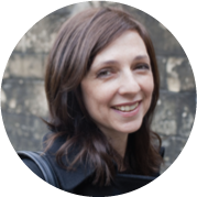 A close-up portrait of Susan Cain.