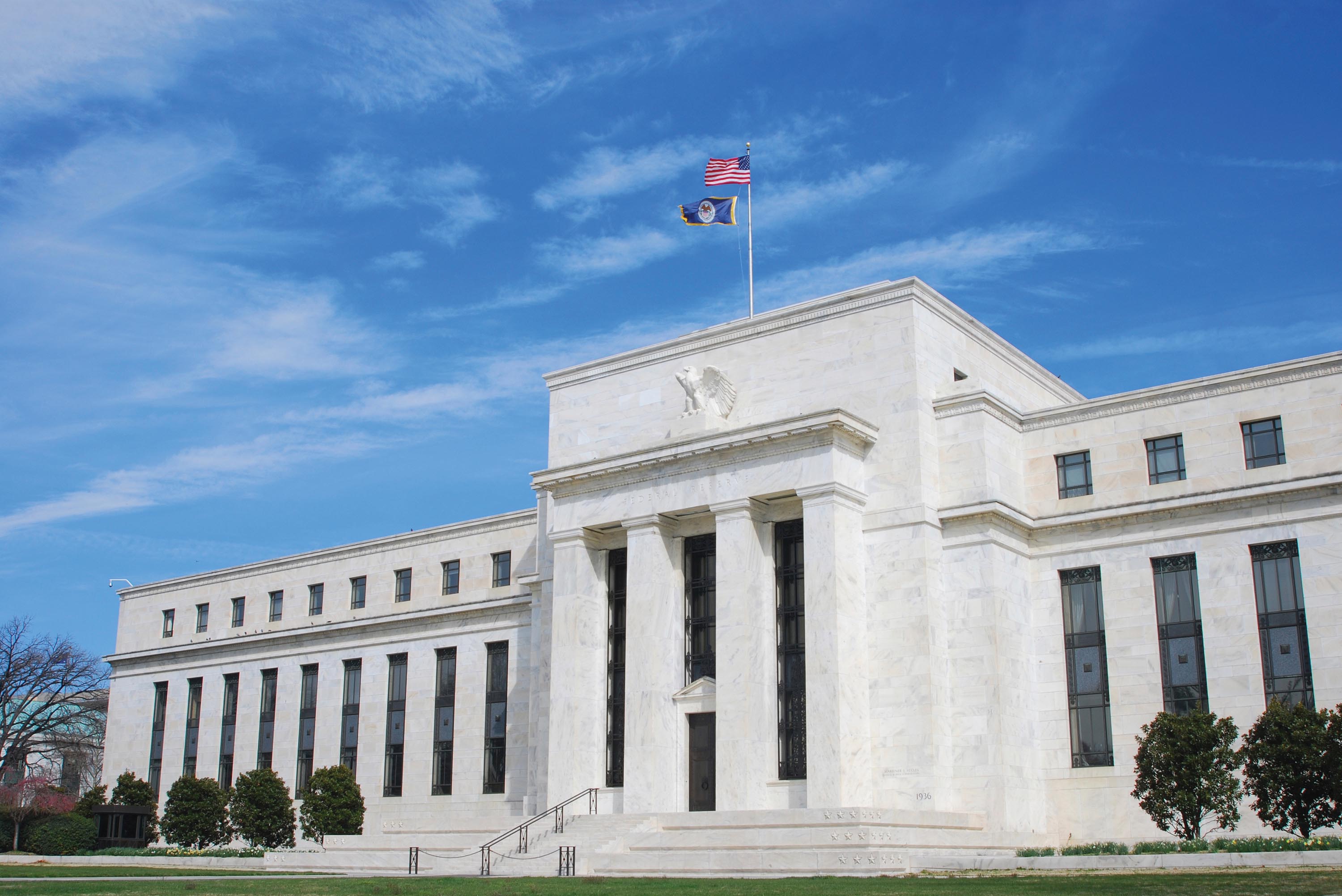 The headquarters building of the Federal Reserve.