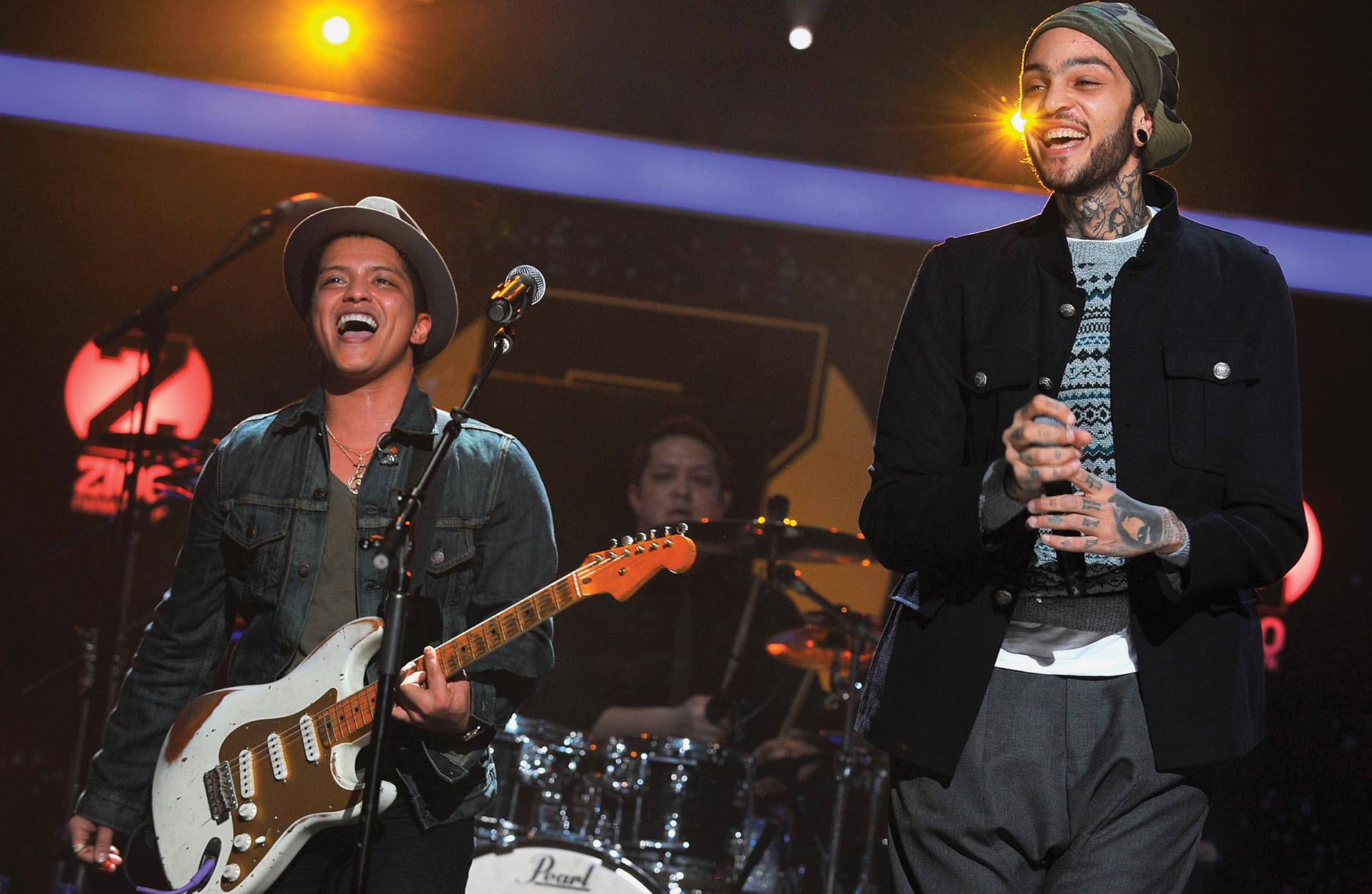 Bruno Mars and Travie McCoy