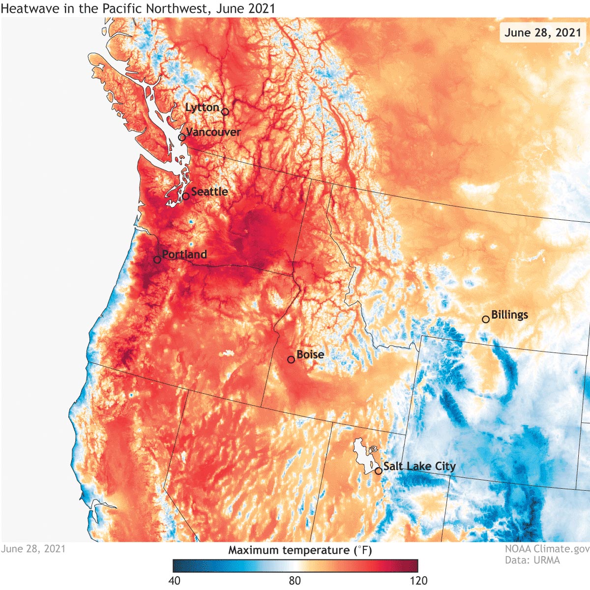 A table of the different possible combinations of shifts in supply and demand at the same time.