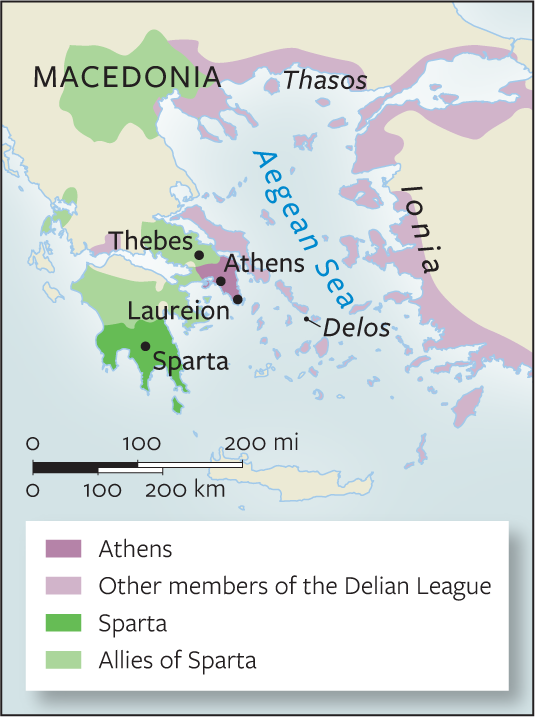 The Delian League, ca. 454 BCE