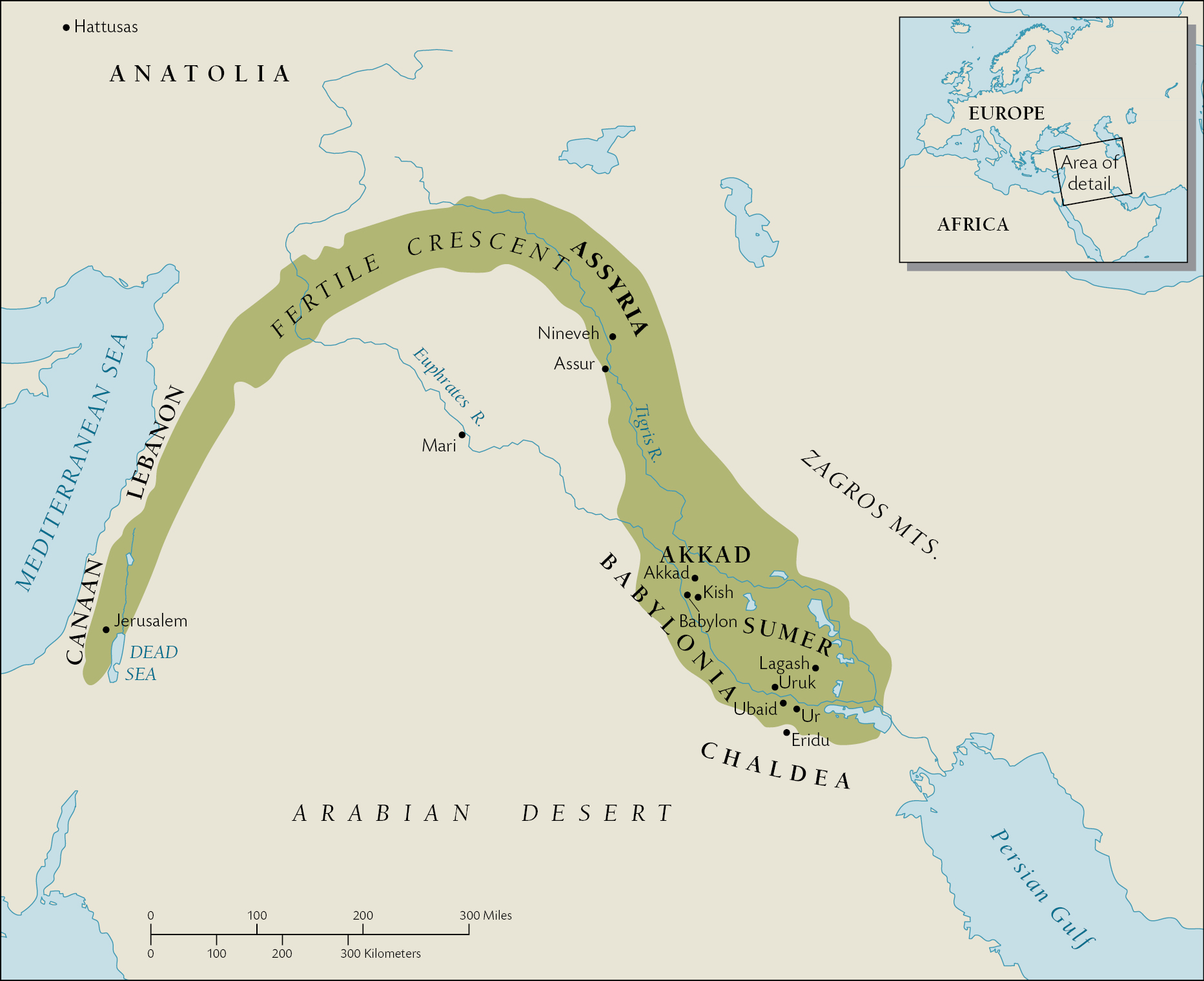 Sumer Map Rivers The Civilization of Sumer