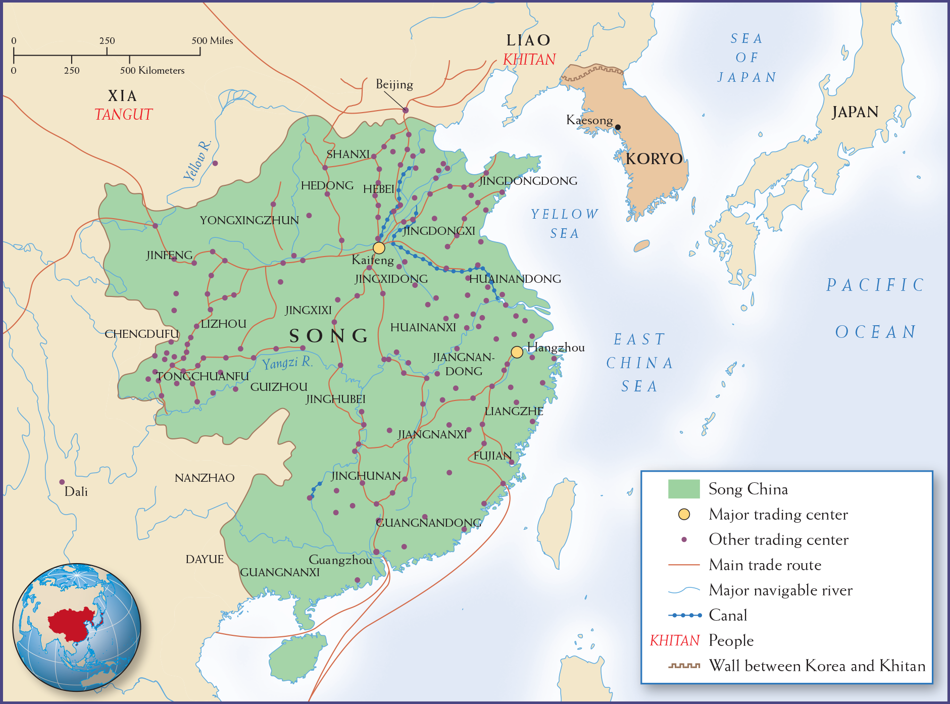 Map 10.4 is titled East Asia in 1000 CE.