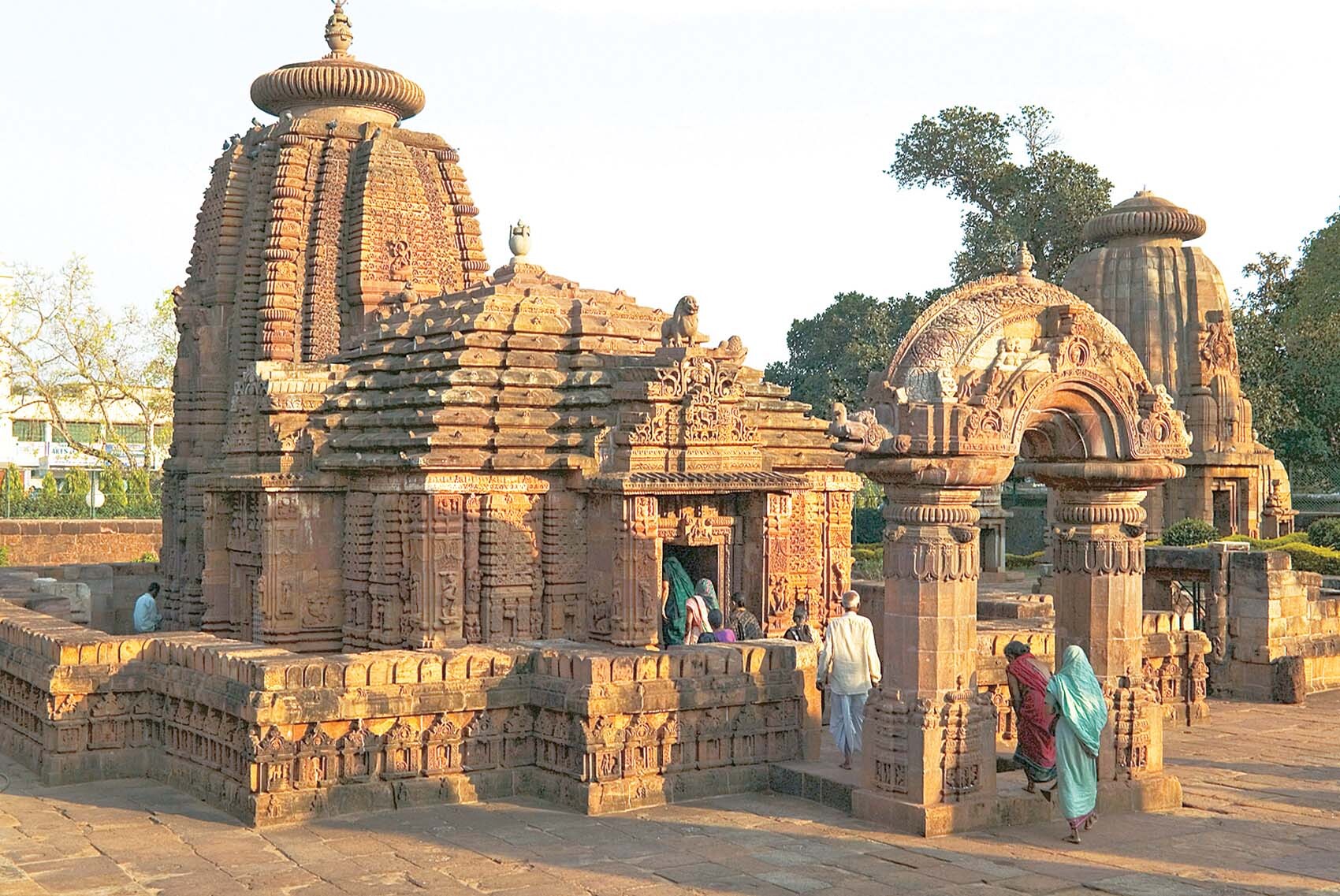 A photo of a Hindu temple in India.