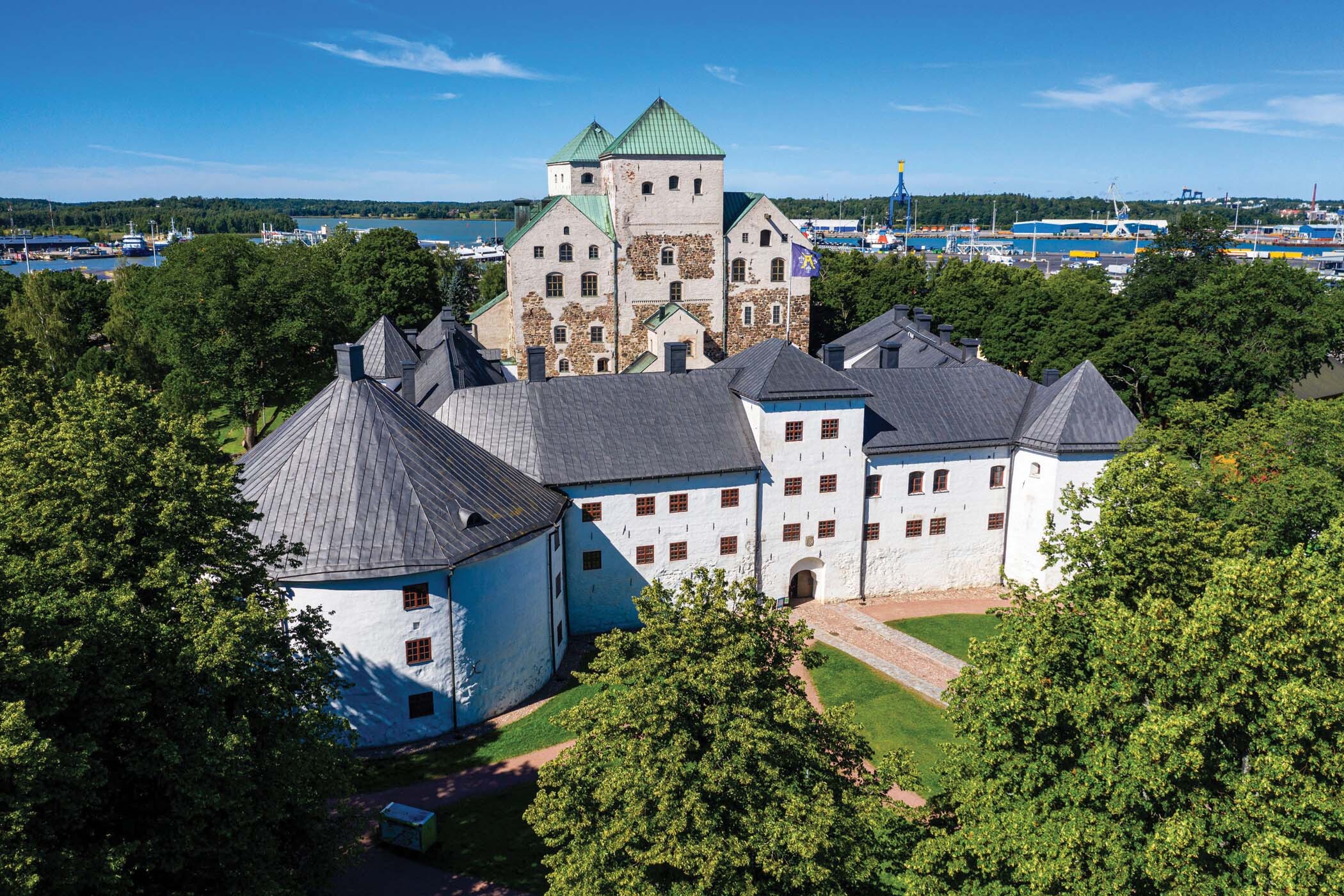 A view of Turku Castle.