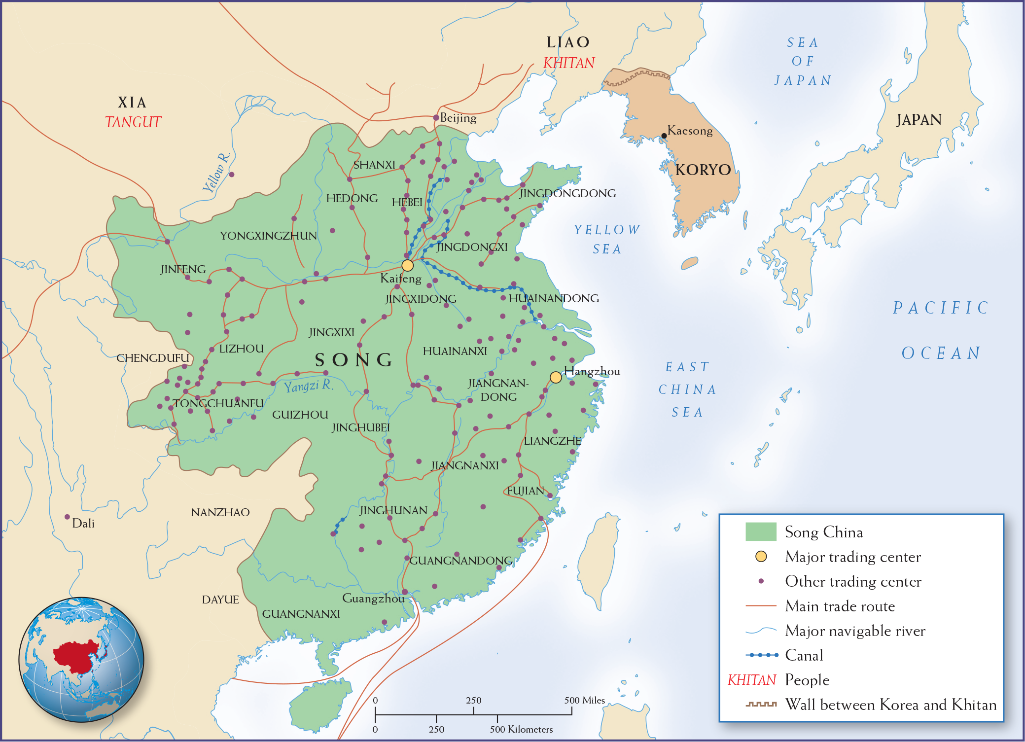 Map 10.4 is titled East Asia in 1000 CE.