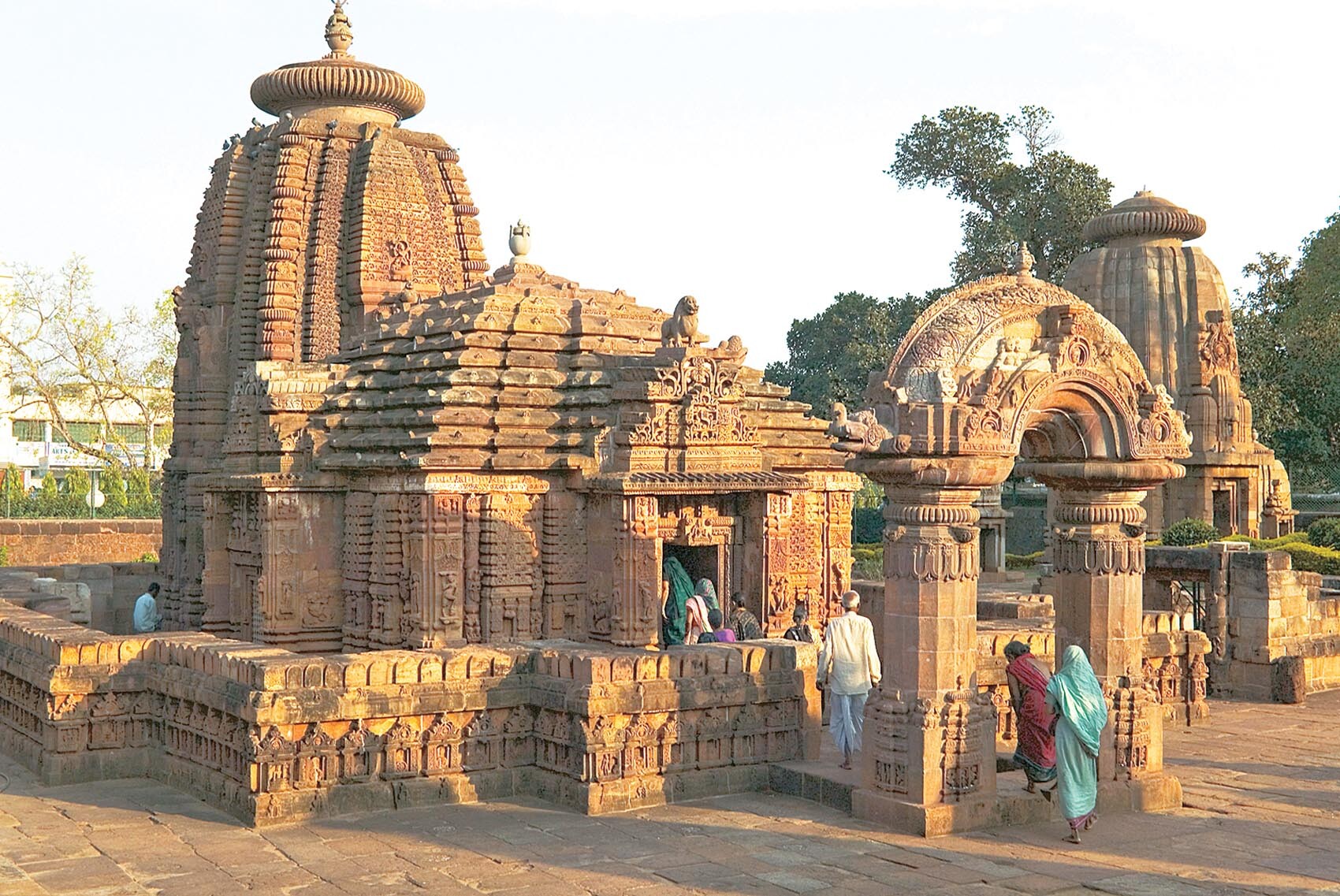 A photo of a Hindu temple in India.