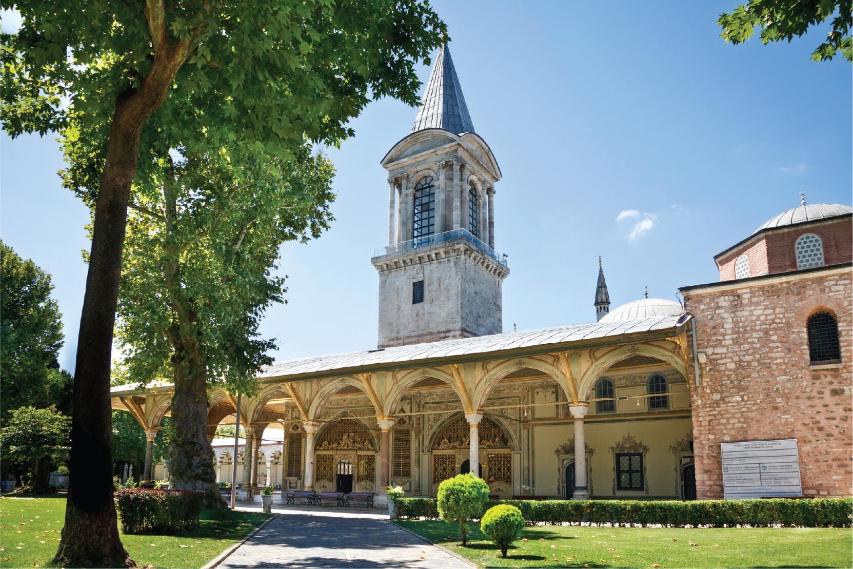 A photo of the Topkapi palace.